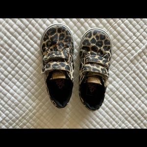 Vans - leopard print kids